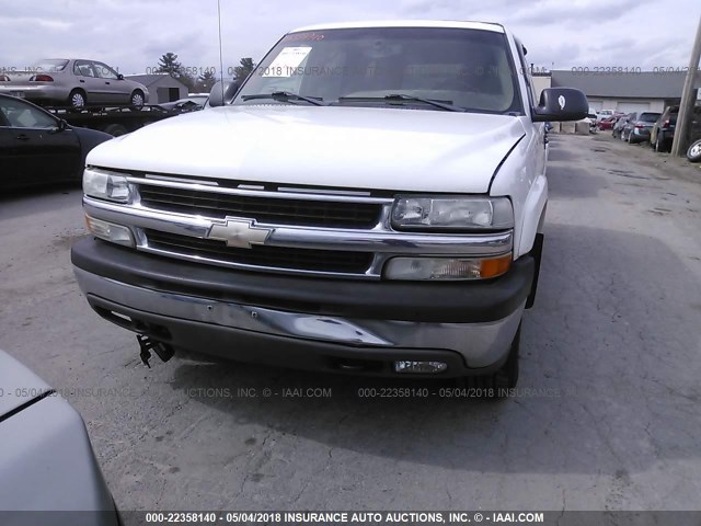 1GNEK13V14J277664 - 2004 CHEVROLET TAHOE K1500 WHITE photo 6