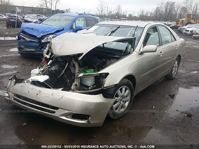 4T1BE30K83U250625 - 2003 TOYOTA CAMRY LE/XLE/SE ოქროსფერი ფოტო 2