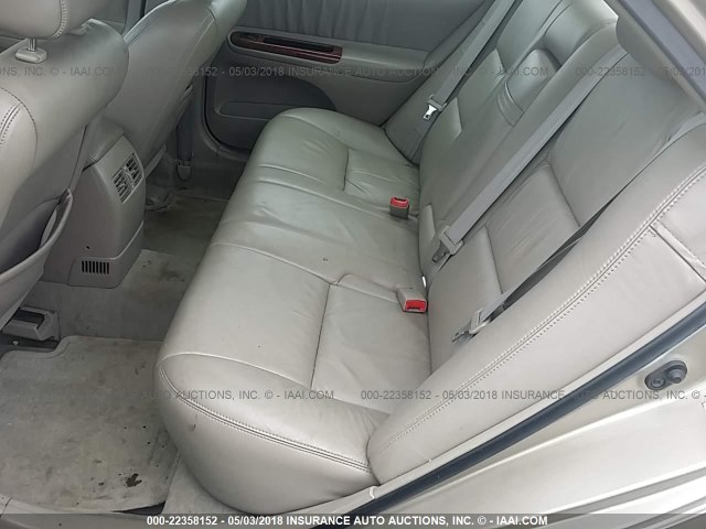 4T1BE30K83U250625 - 2003 TOYOTA CAMRY LE/XLE/SE ოქროსფერი ფოტო 8