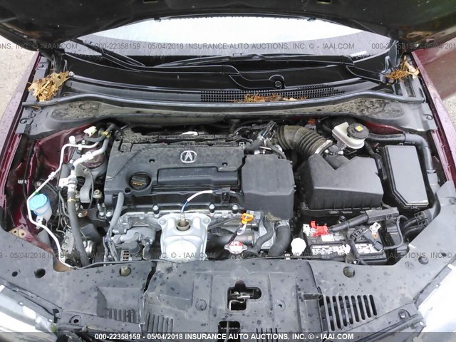 19UDE2F37GA022583 - 2016 ACURA ILX WATCH PLUS BURGUNDY photo 10