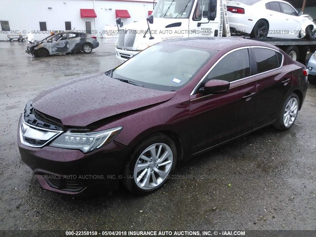 19UDE2F37GA022583 - 2016 ACURA ILX WATCH PLUS BURGUNDY photo 2