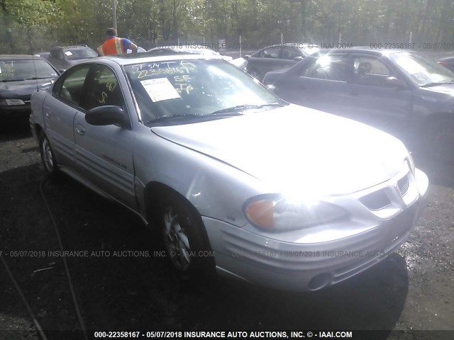 1G2NF52E31C179729 - 2001 PONTIAC GRAND AM SE1 SILVER photo 1