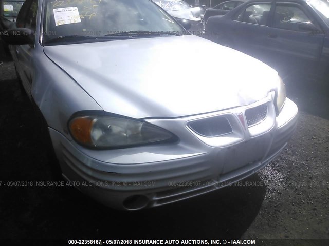 1G2NF52E31C179729 - 2001 PONTIAC GRAND AM SE1 SILVER photo 6