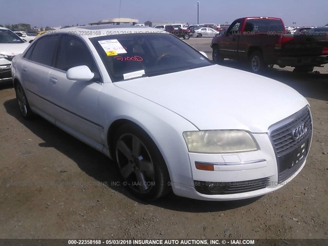 WAUMV44E47N011321 - 2007 AUDI A8 L QUATTRO WHITE photo 1