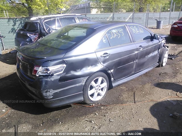 4T1BE46K68U208412 - 2008 TOYOTA CAMRY CE/LE/XLE/SE GRAY photo 4