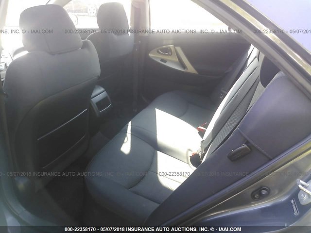 4T1BE46K68U208412 - 2008 TOYOTA CAMRY CE/LE/XLE/SE GRAY photo 8
