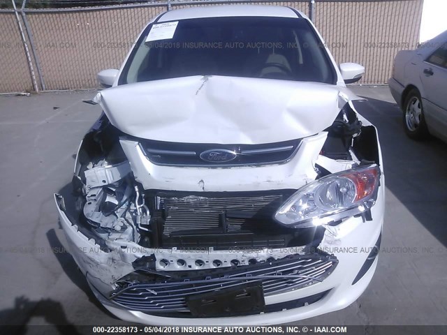 1FADP5BU7DL544869 - 2013 FORD C-MAX SEL WHITE photo 6