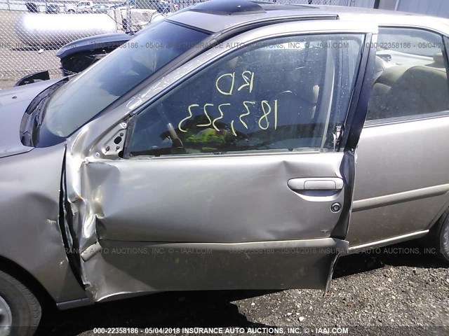 1N4DL01A61C225948 - 2001 NISSAN ALTIMA GXE/GLE/SE TAN photo 6