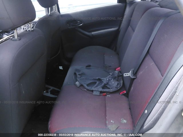 1FAFP38Z55W203535 - 2005 FORD FOCUS ZX4 ST GRAY photo 8