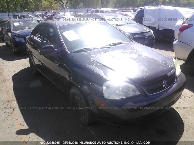 KL5JD56Z56K326097 - 2006 SUZUKI FORENZA BLUE photo 1