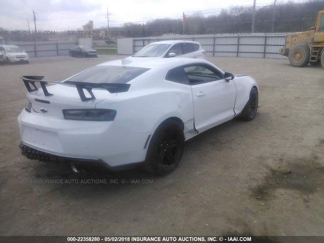 1G1FJ1R6XJ0100010 - 2018 CHEVROLET CAMARO ZL1 白色 照片 4