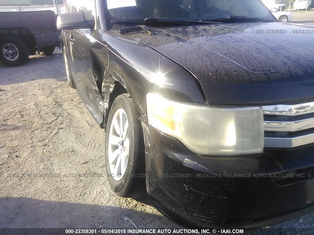 2FMDK51C19BA25157 - 2009 FORD FLEX SE BLACK photo 6