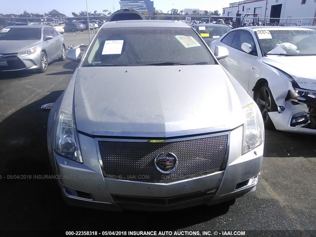 1G6DP57V280123101 - 2008 CADILLAC CTS HI FEATURE V6 SILVER photo 6