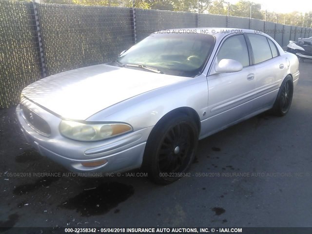 1G4HR54K7YU141620 - 2000 BUICK LESABRE LIMITED SILVER photo 2