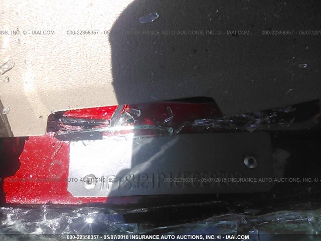 1FTSW21P16EC29202 - 2006 FORD F250 SUPER DUTY RED photo 9