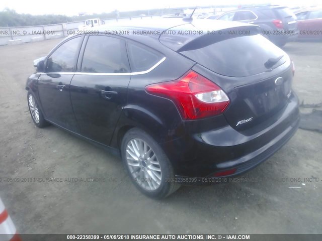 1FADP3N21DL143459 - 2013 FORD FOCUS TITANIUM BLACK photo 3