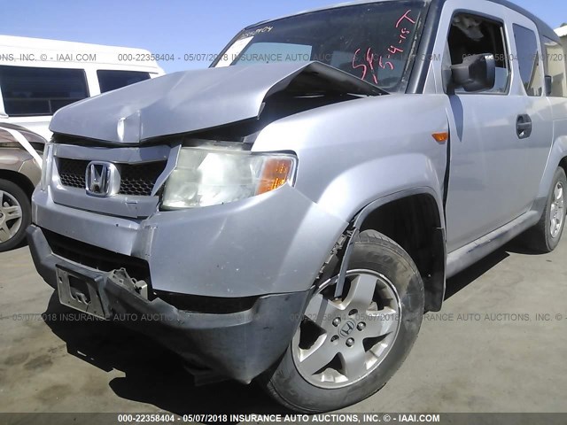 5J6YH183X9L002814 - 2009 HONDA ELEMENT LX SILVER photo 6