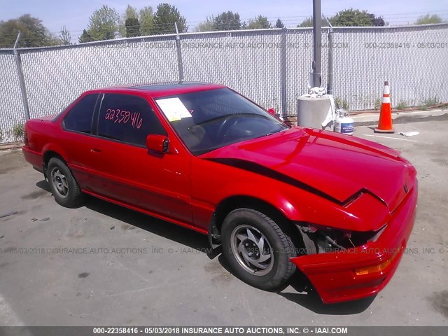 JHMBA4121KC010405 - 1989 HONDA PRELUDE 2.0S RED photo 1