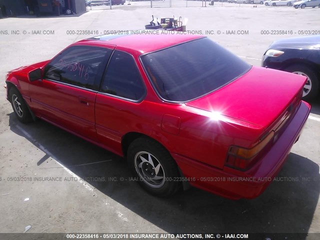 JHMBA4121KC010405 - 1989 HONDA PRELUDE 2.0S RED photo 3