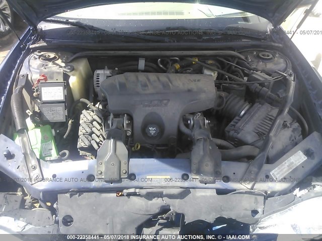 2G1WX12K539165121 - 2003 CHEVROLET MONTE CARLO SS ლურჯი ფოტო 10