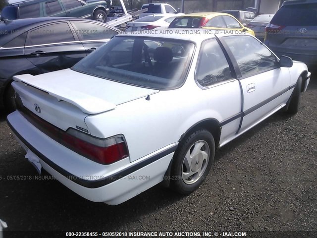 JHMBA4142LC013350 - 1990 HONDA PRELUDE SI WHITE photo 4