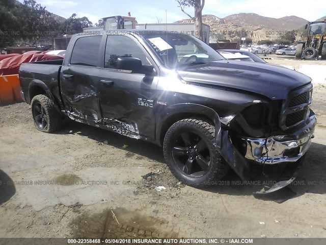 1C6RR6LT0FS675440 - 2015 RAM 1500 SLT GRAY photo 1