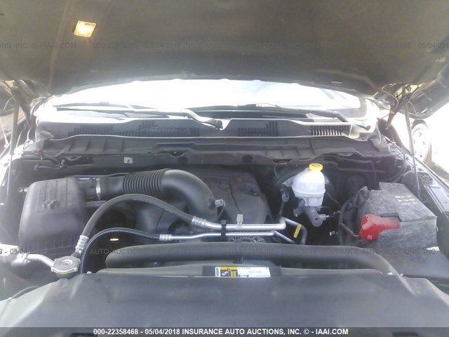 1C6RR6LT0FS675440 - 2015 RAM 1500 SLT GRAY photo 10