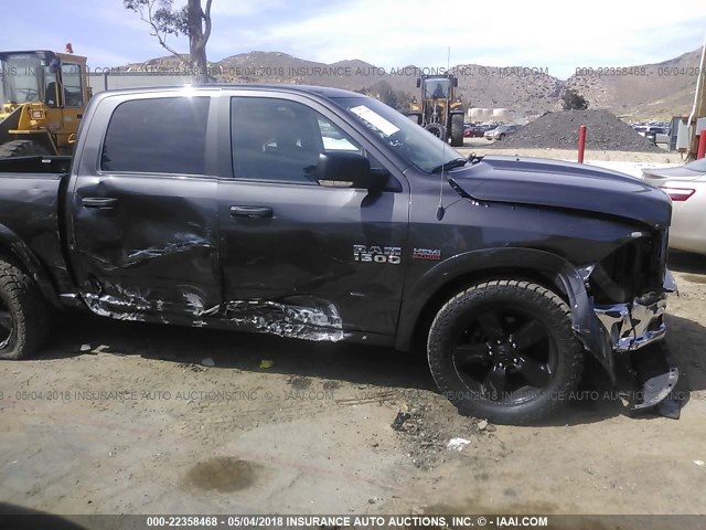1C6RR6LT0FS675440 - 2015 RAM 1500 SLT GRAY photo 6