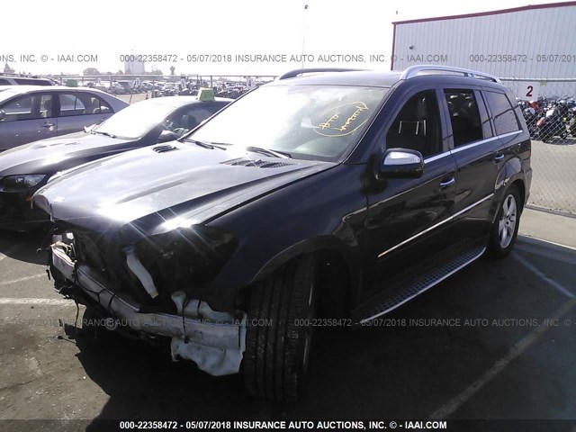 4JGBF7BE4AA557090 - 2010 MERCEDES-BENZ GL 450 4MATIC BLACK photo 2