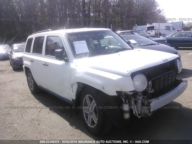 1J8FF28W67D356803 - 2007 JEEP PATRIOT SPORT WHITE photo 1