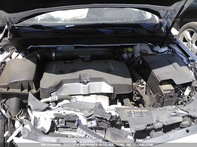 1G11A5SL5FU125219 - 2015 CHEVROLET MALIBU LS WHITE photo 10