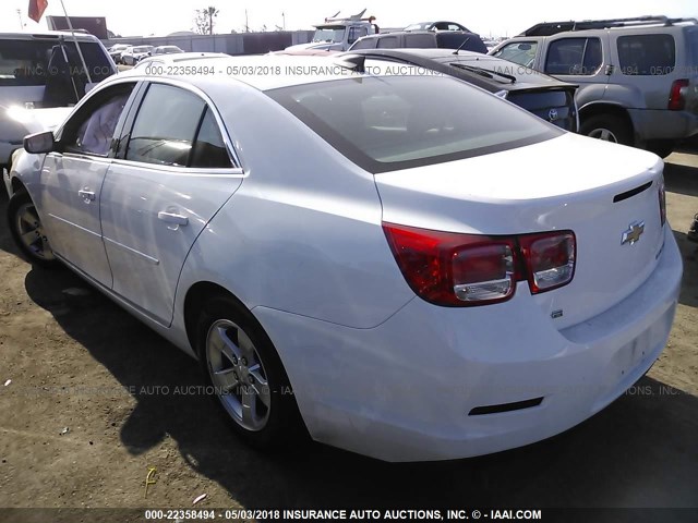 1G11A5SL5FU125219 - 2015 CHEVROLET MALIBU LS WHITE photo 3