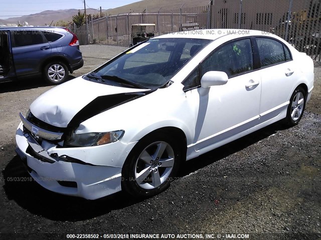 2HGFA1F62BH537333 - 2011 HONDA CIVIC LX-S Ақ фото 2