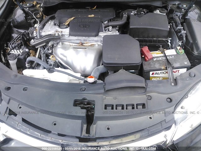 4T1BF1FK5GU195419 - 2016 TOYOTA CAMRY LE/XLE/SE/XSE 黑色 照片 10