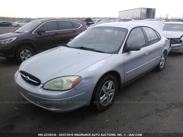 1FAFP52U0YG289196 - 2000 FORD TAURUS LX GRAY photo 2