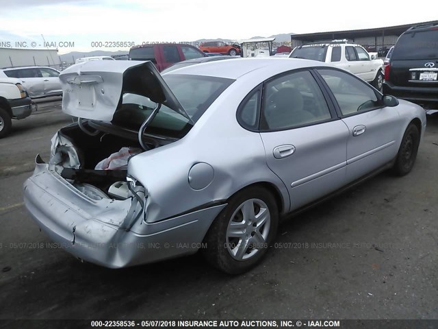 1FAFP52U0YG289196 - 2000 FORD TAURUS LX GRAY photo 4