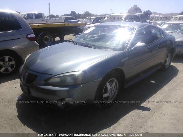 2G2WS522041358343 - 2004 PONTIAC GRAND PRIX GT2 GRAY photo 2