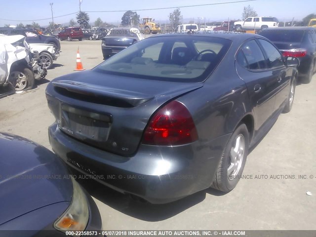 2G2WS522041358343 - 2004 PONTIAC GRAND PRIX GT2 GRAY photo 4