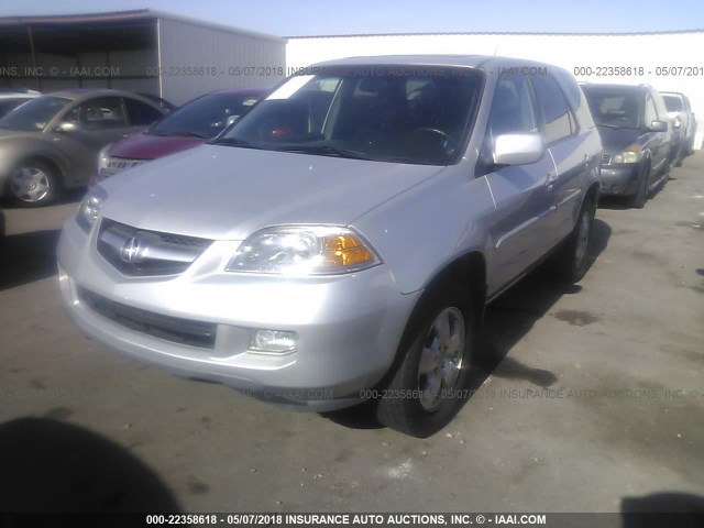 2HNYD18254H507006 - 2004 ACURA MDX Silber Foto 2