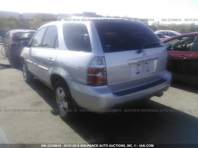 2HNYD18254H507006 - 2004 ACURA MDX Silber Foto 3