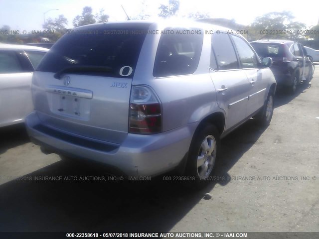 2HNYD18254H507006 - 2004 ACURA MDX Silber Foto 4