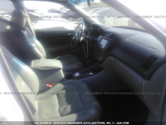 2HNYD18254H507006 - 2004 ACURA MDX SILVER photo 5