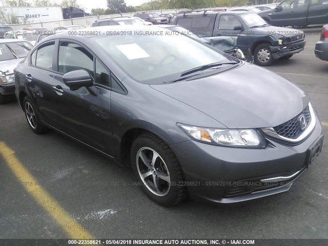 2HGFB2F75FH533875 - 2015 HONDA CIVIC SE BLACK photo 1