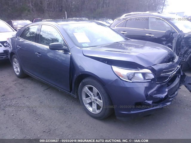 1G11B5SA8DF355818 - 2013 CHEVROLET MALIBU LS BLUE photo 1