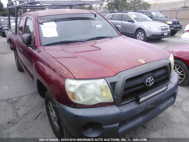 5TETX22N96Z207587 - 2006 TOYOTA TACOMA ACCESS CAB Қызыл фото 1