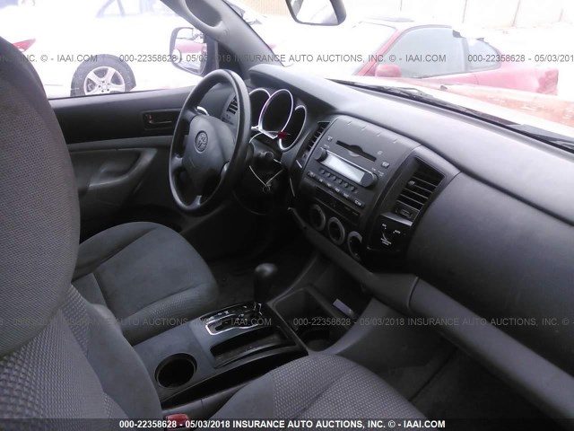 5TETX22N96Z207587 - 2006 TOYOTA TACOMA ACCESS CAB Қызыл фото 5