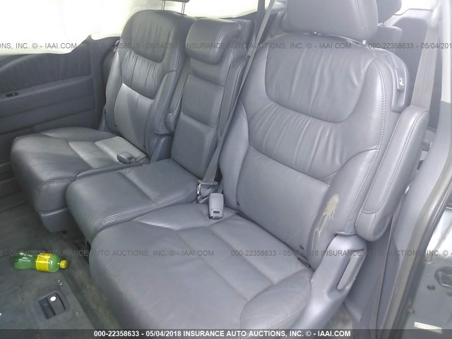 5FNRL38726B056758 - 2006 HONDA ODYSSEY EXL SILVER photo 8