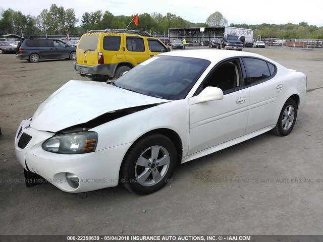 2G2WP522451343704 - 2005 PONTIAC GRAND PRIX WHITE photo 2