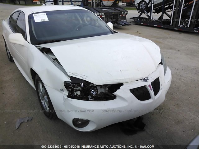 2G2WP522451343704 - 2005 PONTIAC GRAND PRIX WHITE photo 6