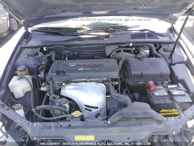 4T1BE32K23U700721 - 2003 TOYOTA CAMRY LE/XLE/SE BLUE photo 10